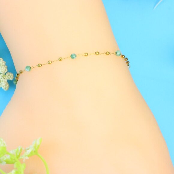 Elegant Handmade Anklet – Perfect for Women & Girls | Ideal Gift Option, DYC1370 - Picture 2 of 8